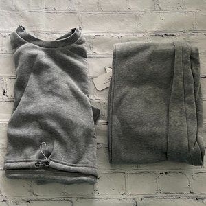 Roma Concept by Rosee Fleece Jogger & Crop Top Set